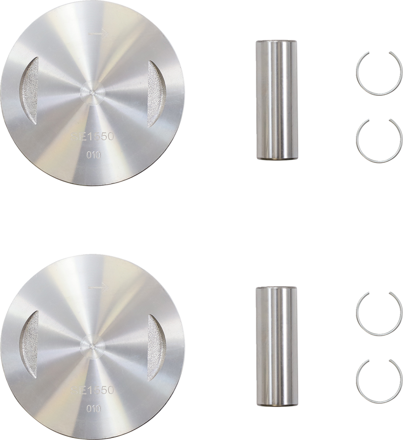 Piston Kit - +.010" - Twin Cam