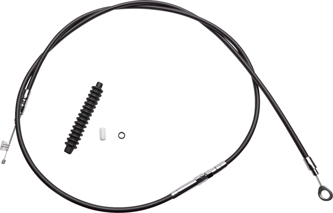 High-Efficiency Black Vinyl Clutch Cable - 80"