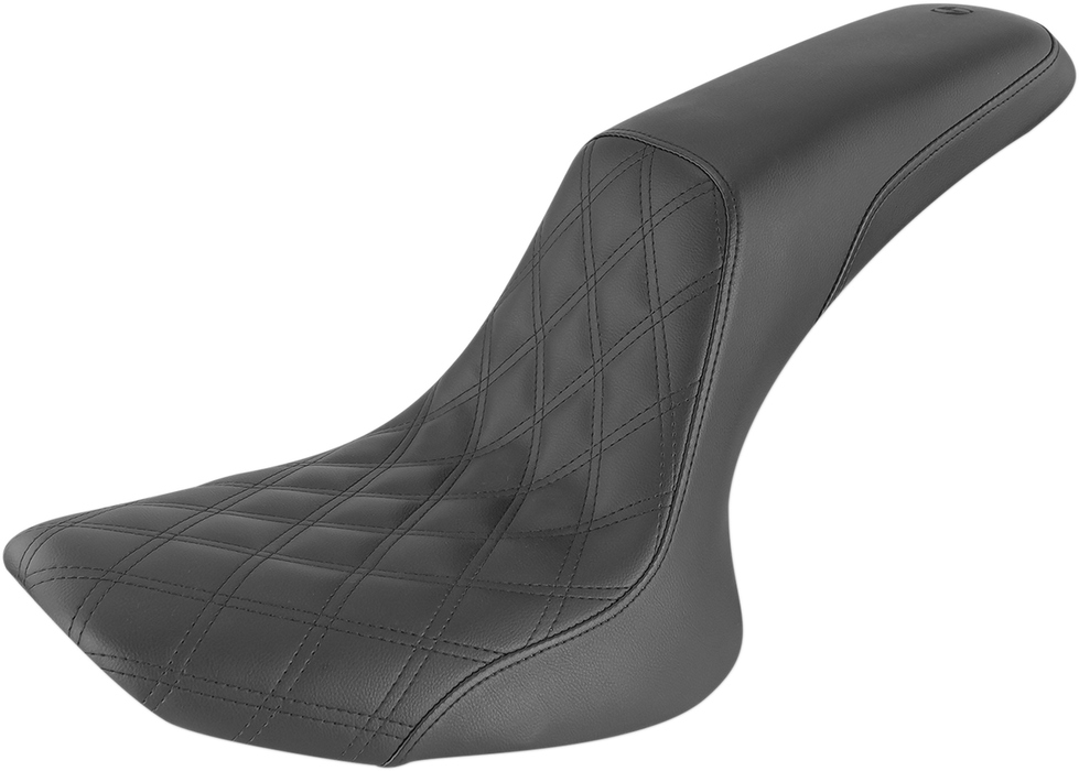 Profiler Seat - Front Lattice/Rear Smooth - Black - FXST/FLST '84-'99