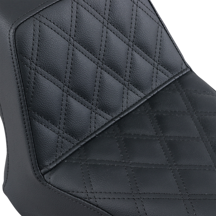 Step-Up Seat - Front Lattice Stitch - Black - Bolt '13-'24