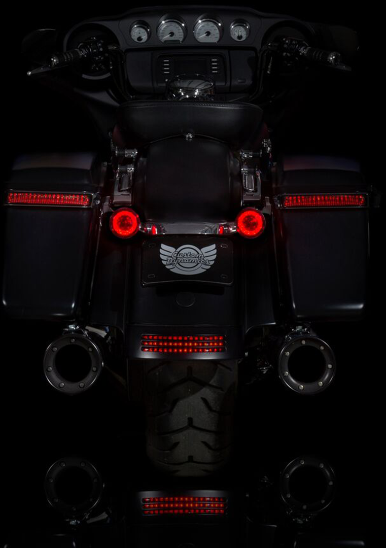 CUSTOM DYNAMICS PROBEAM RED LED TURN SIGNALS WITH RED LENSES