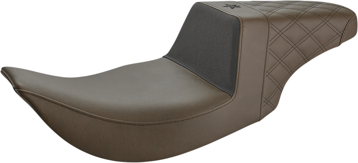 Unknown Industries Seat - Front Carbon Fiber/Black Gripper Lumbar/Rear Lattice Stitch - Dyna