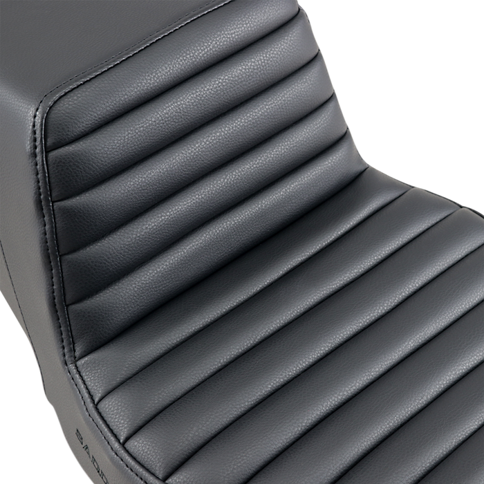 Step-Up Seat - Front Tuck-n-Roll - Black - FLHR/FLHX
