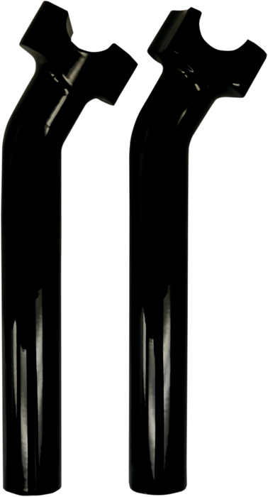 Buffalo Billet Aluminum Handlebar Risers - 9-1/2" - Black