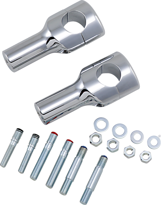 Big Buffalo Handlebar Risers - 4" - Chrome
