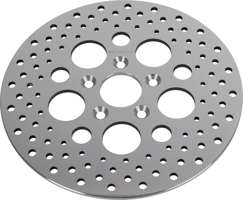 Drilled Brake Rotor - Rear - 11.5" - Harley-Davidson