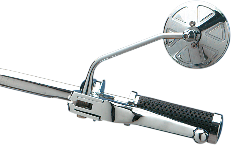 Mirror - Round Series - Side View - Stealth II/Thin - Chrome - Left/Right - Each