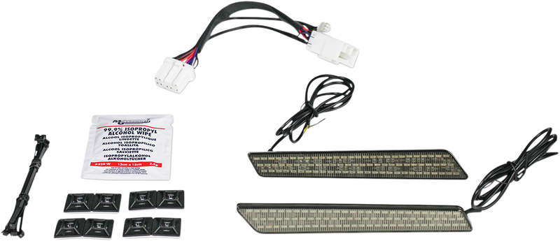 Saddlebag Latch Lights - '97-'13 - Smoke