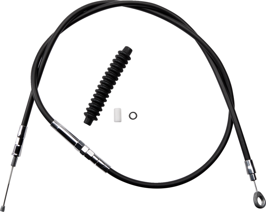 High-Efficiency Black Vinyl Clutch Cable - 60-11/16"