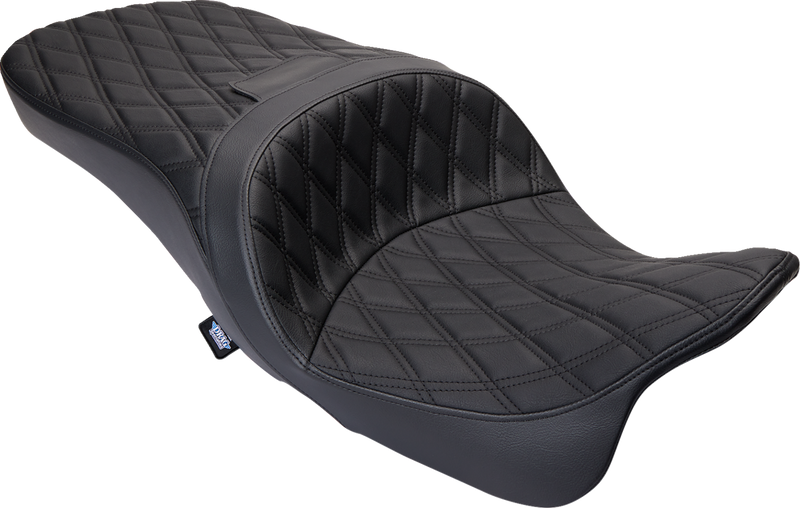 Freedom Seat - Vinyl - Double Diamond Black Stitch - FLH '09-'23