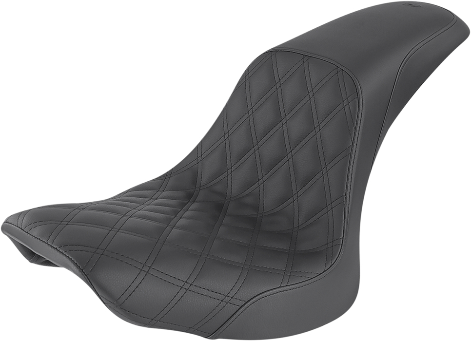 Profiler Seat - Front Lattice/Rear Smooth - Black - FLSTC '06-'17
