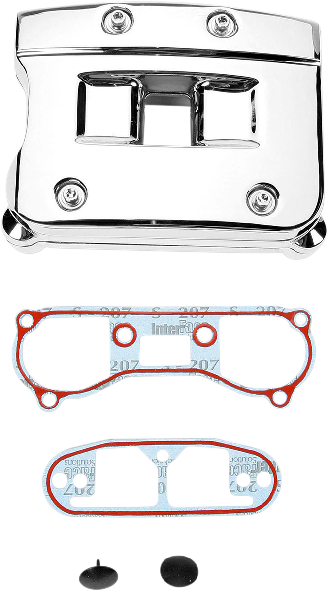 Rocker Box Cover - Chrome - Evo Big Twin