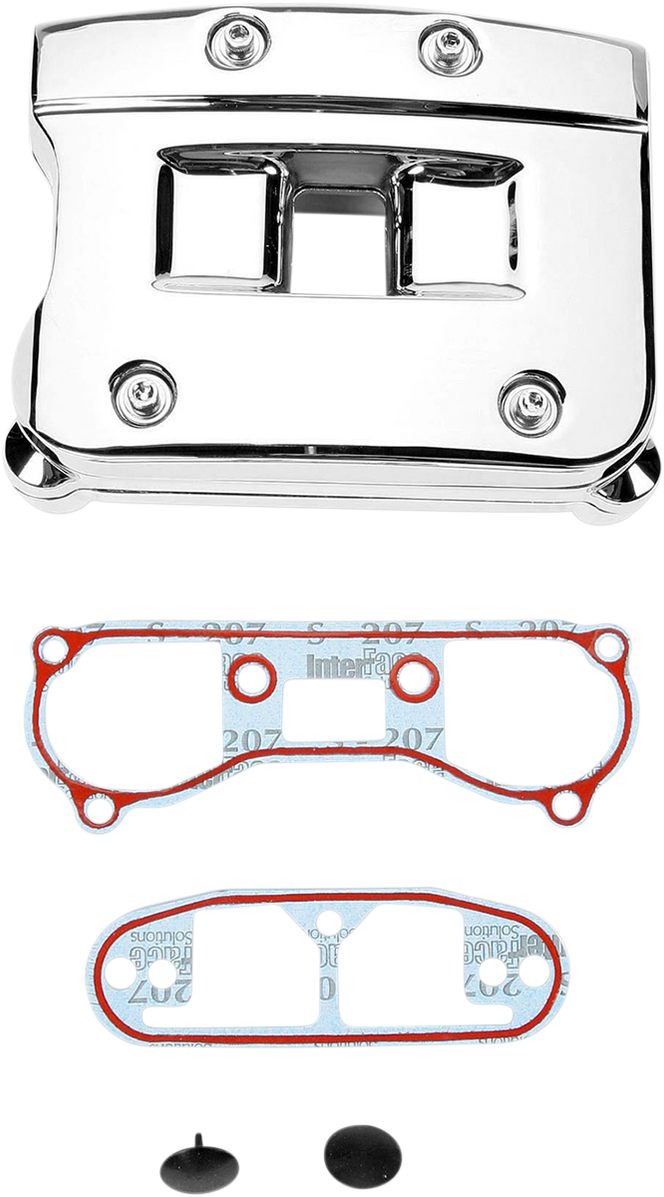 Rocker Box Cover - Chrome - Evo Big Twin — Ramjet Racing