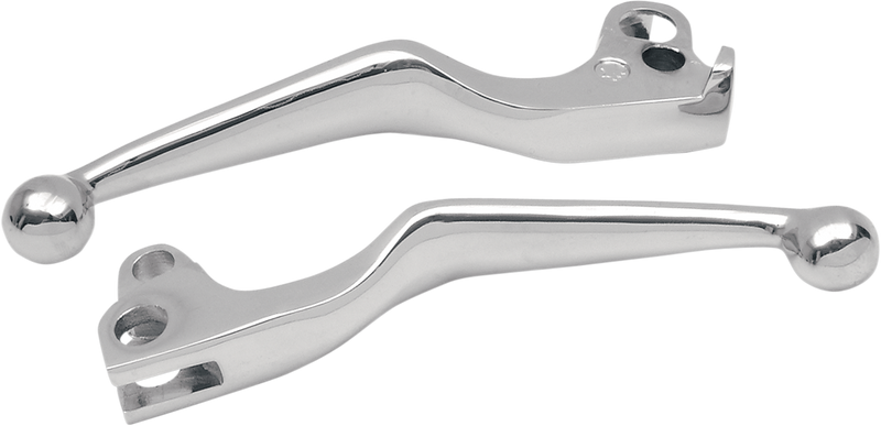 Wide Blade Lever Set - Chrome