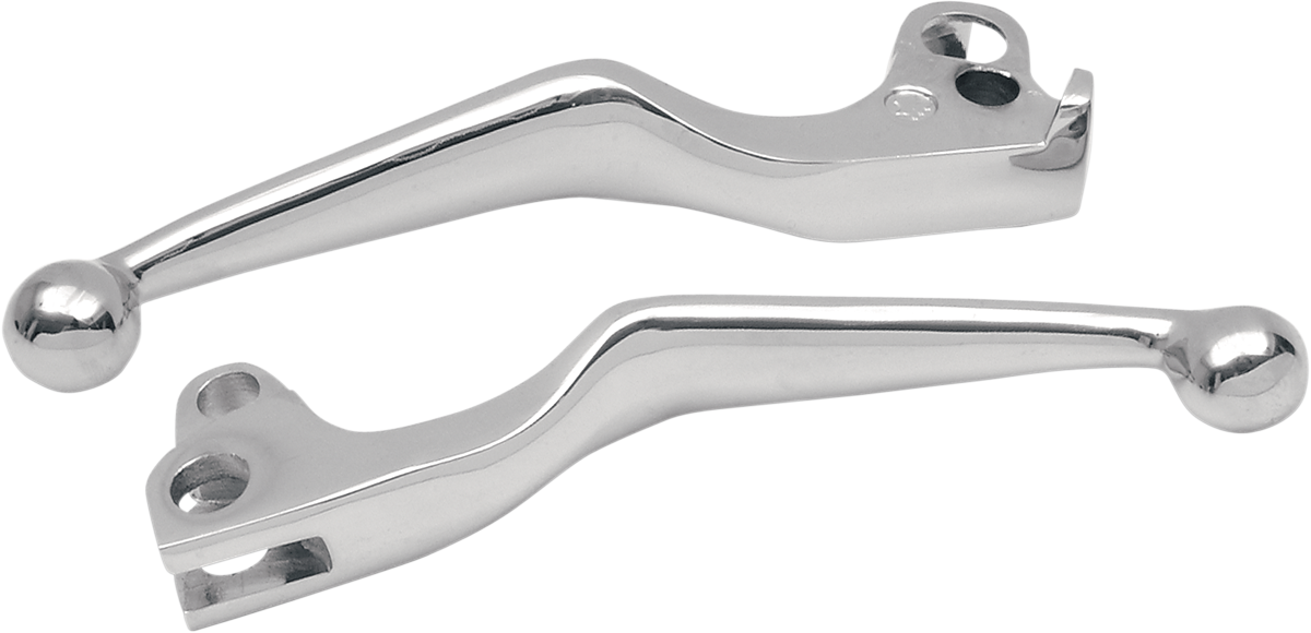 Wide Blade Lever Set - Chrome
