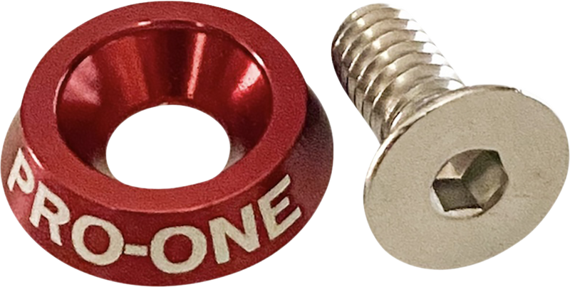 Seat Bolt - 1/4"-20 - Red