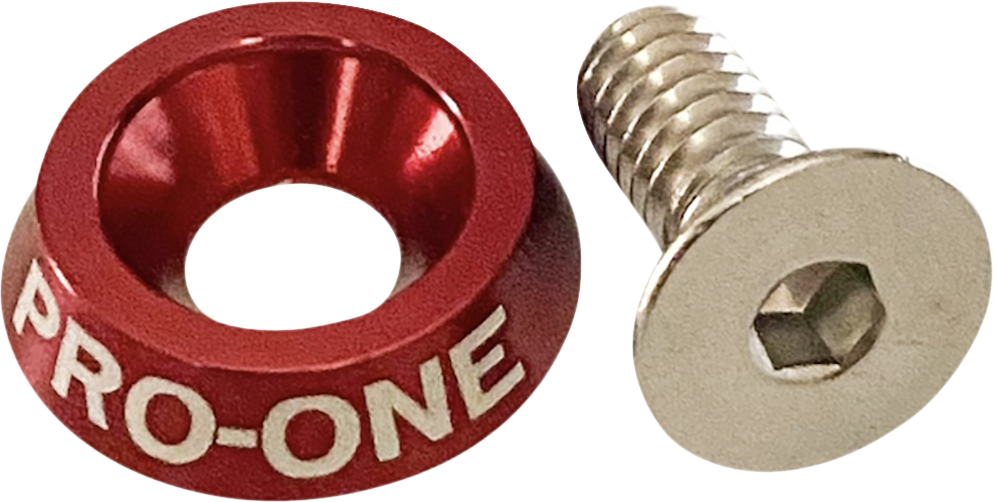 Seat Bolt - 1/4"-20 - Red