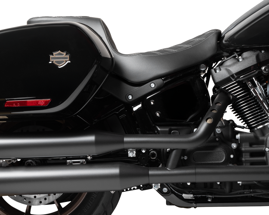Predator 2-Up Seat - Vinyl - Double Diamond - Silver Stitching - FLSB/FXLRS '18-'24
