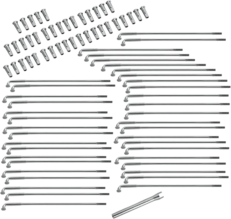 Spoke Set - Front/Rear - Chrome - 8"