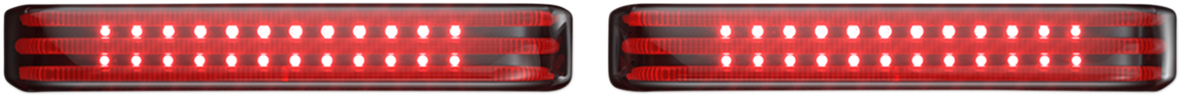 Saddlebag LED Lights - Sequential - Black/Smoke
