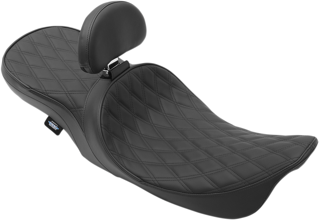 Low Touring Seat - Diamond - Driver's Backrest - FL '99-'07