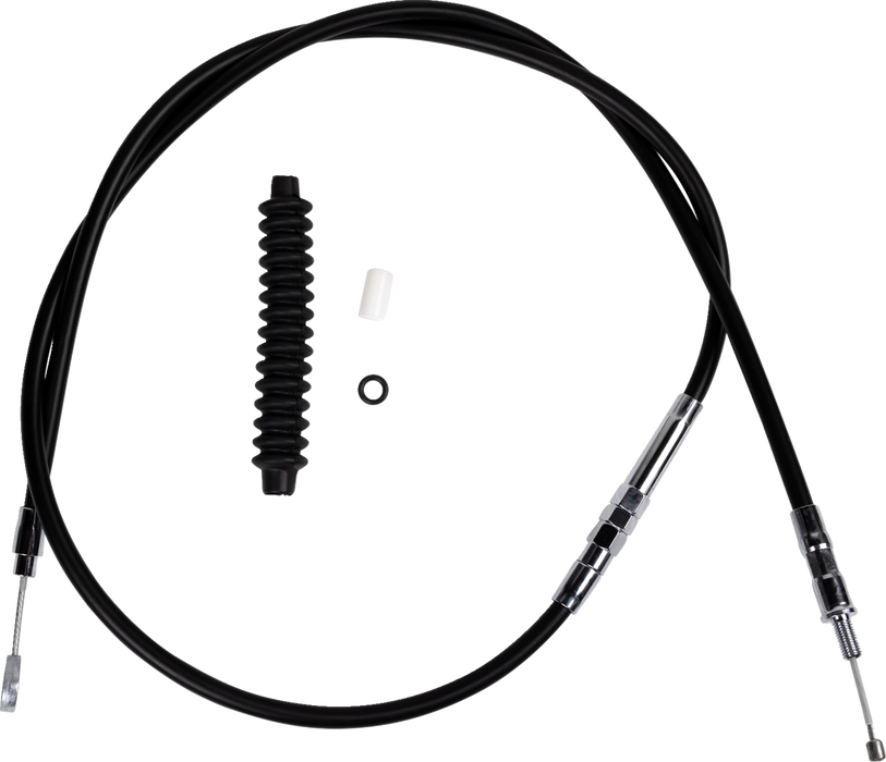 High-Efficiency Black Vinyl Clutch Cable - 60-5/8"
