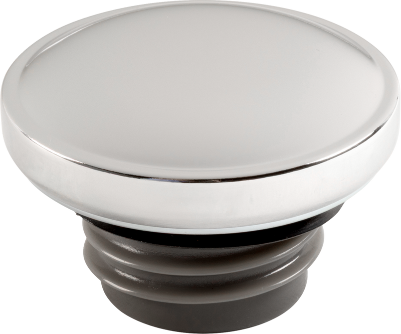 Screw-In Gas Cap - Vented - Chrome