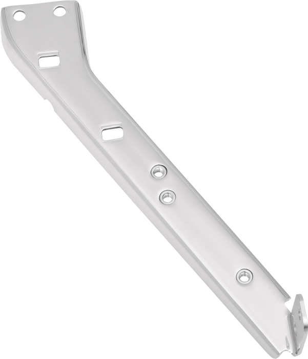 Left Saddlebag Rail Support Bracket - Chrome