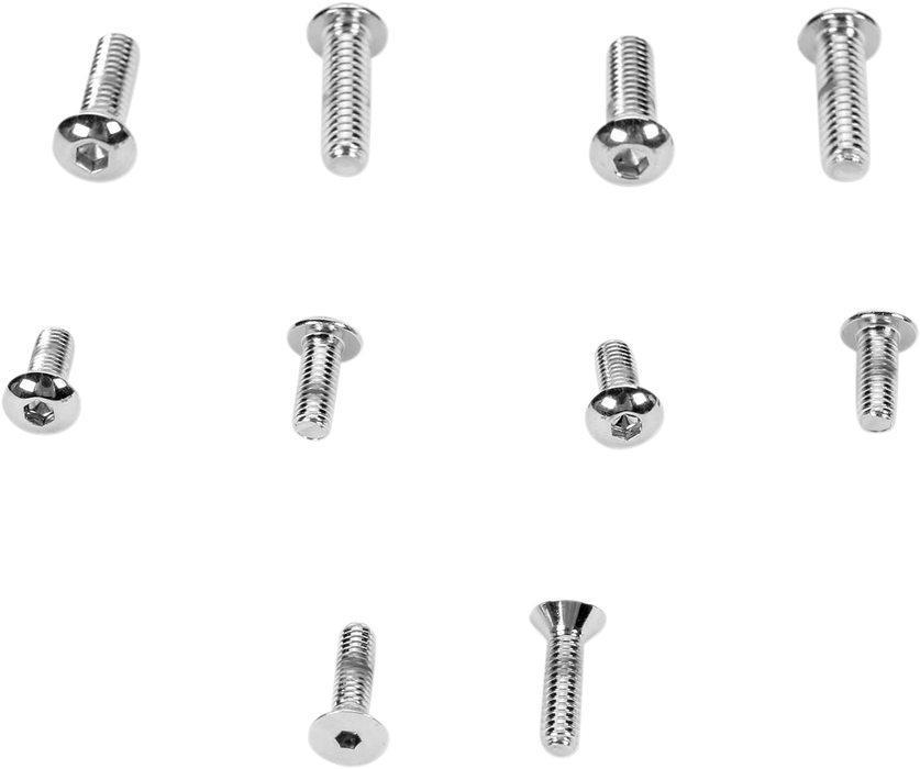 Chrome Socket-Head Screws - Master Cylinder Cover - Lever Mount