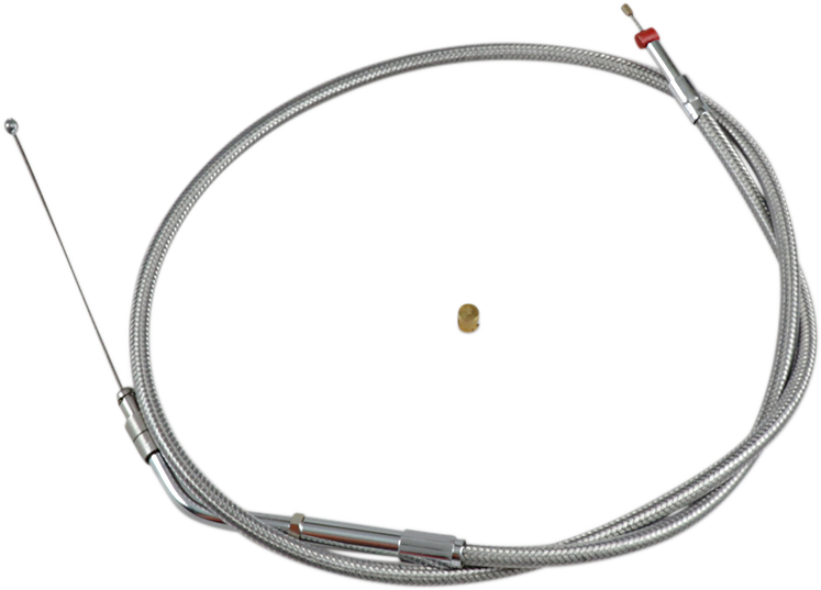 Stainless Steel Throttle Cable - '07-'22 Sportster