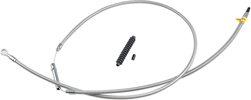 High-Efficiency Stainless Steel Clutch Cable for Harley-Davidson - +12" - '08-'16 Touring/Trike