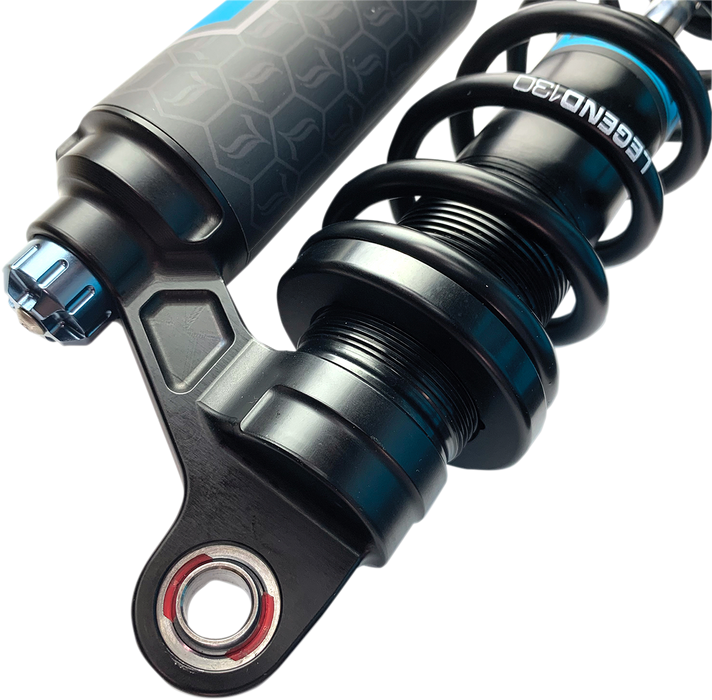 REVO ARC Piggyback Shocks - 14" - Standard - Black - '04-'22 Sportster