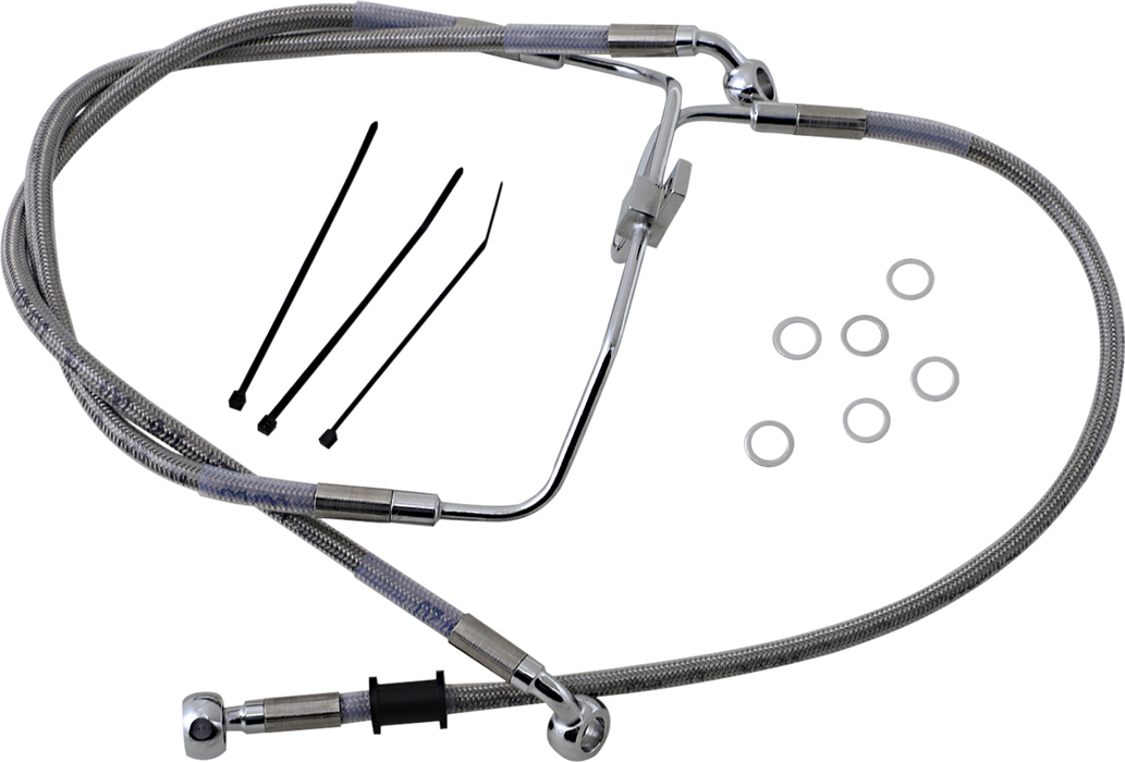 Brake Line - Front (Lower/Upper) - Stainless Steel