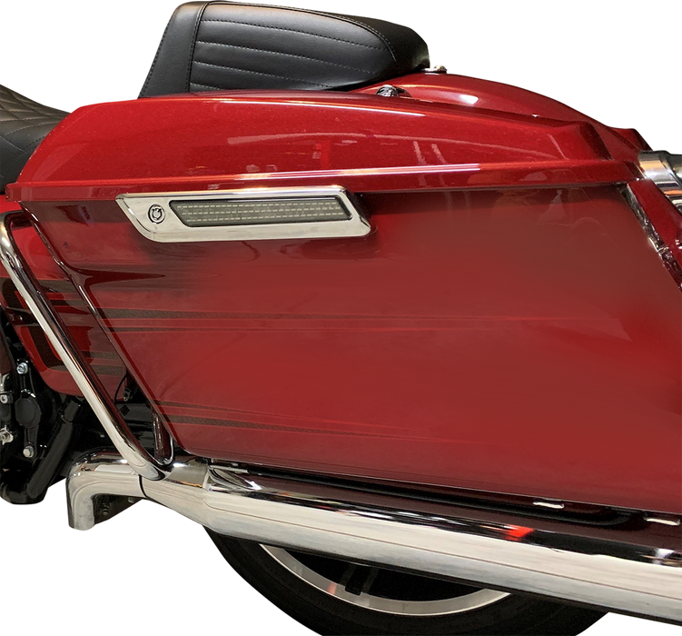 Latch Light - Saddlebag - Smoke - Chrome