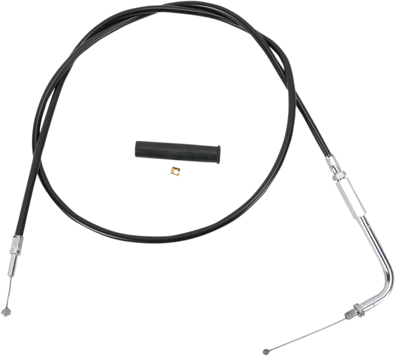 Black Vinyl Throttle Cable - 39-1/2"