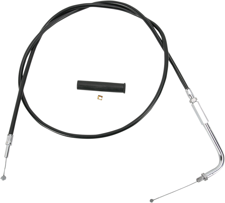 Black Vinyl Throttle Cable - 39-1/2"