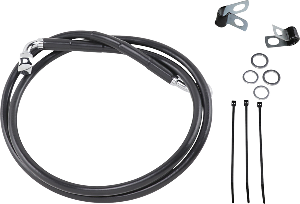Brake Line - Front - Black
