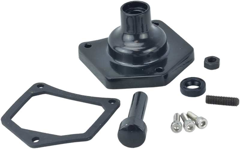 End Cover - Solenoid/Starter Button - Gloss Black