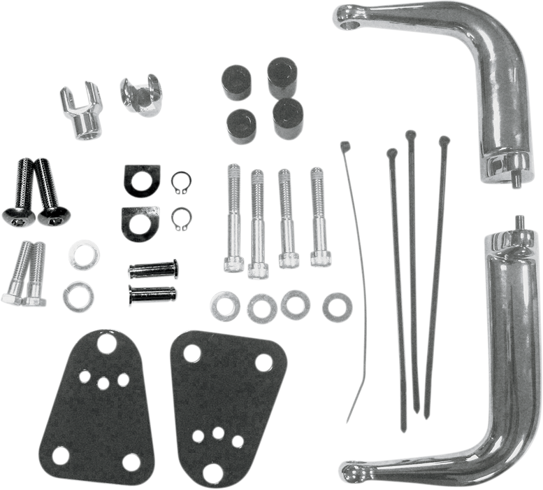 Highway Peg Mount - Black/Chrome - XL