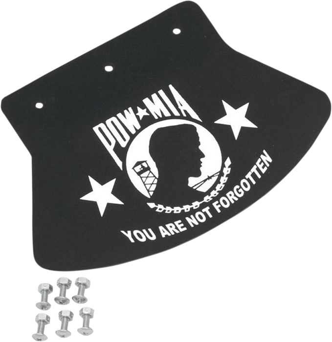 Mud Flap - POW-MIA - 9-1/2" W x 6-1/2" H