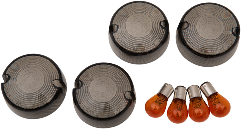 Smoked Dome Lens Kit - '86-'01