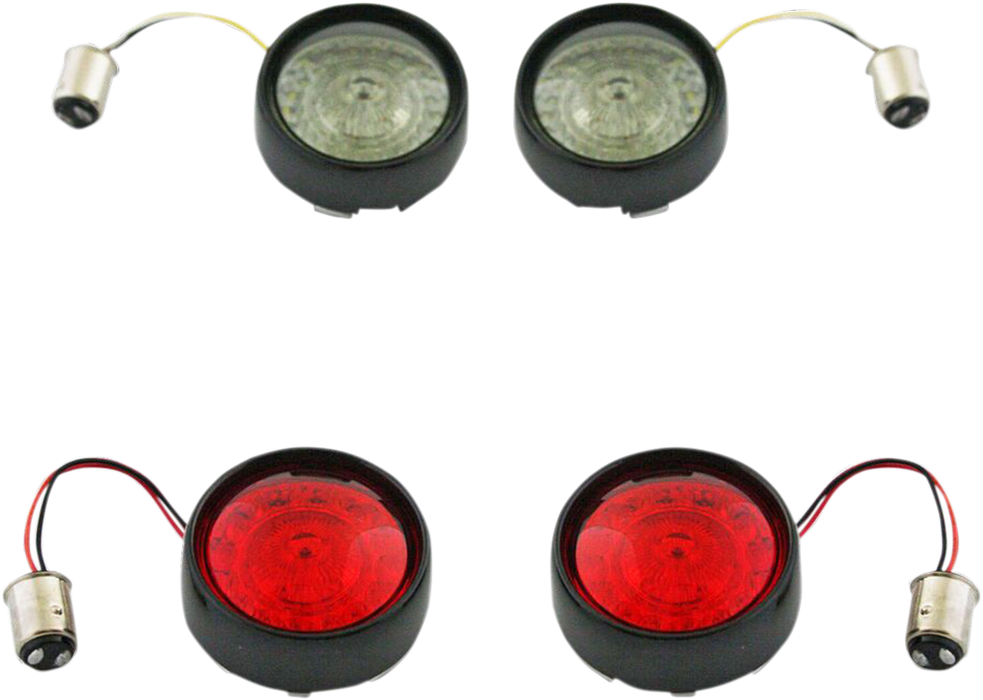 Full Bullet Turn Signal Conversion Kit - Black