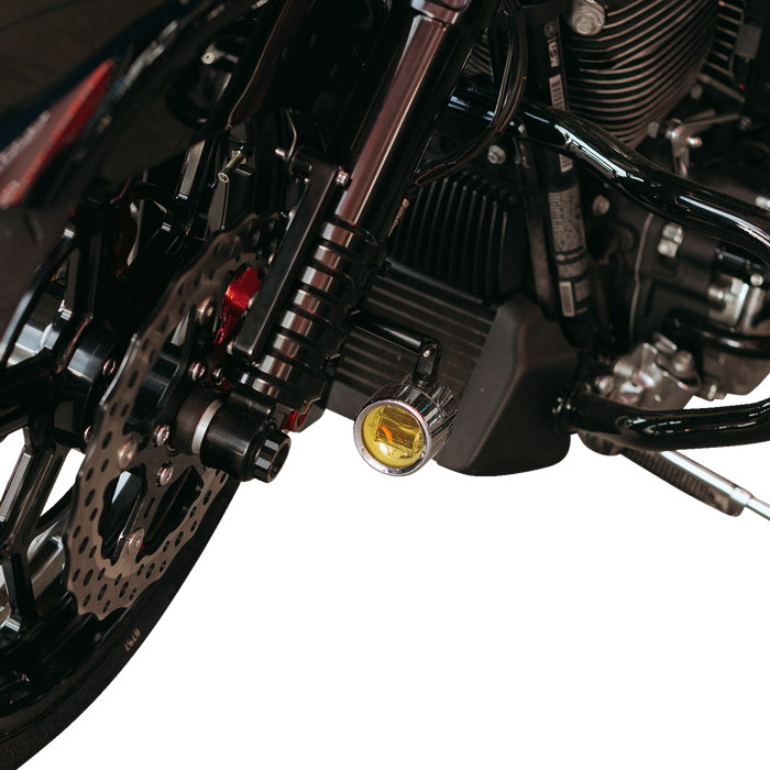 Fog Light - Chrome - Yellow Lens