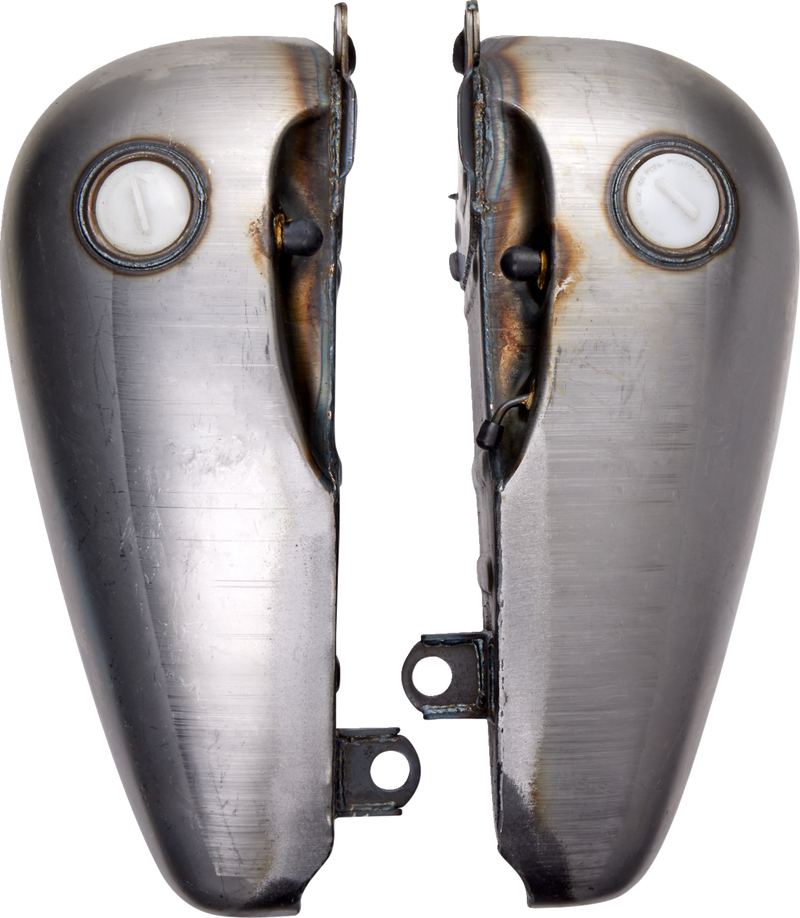 Fat Bob Style Gas Tanks - Flatside - 3.5 Gallon