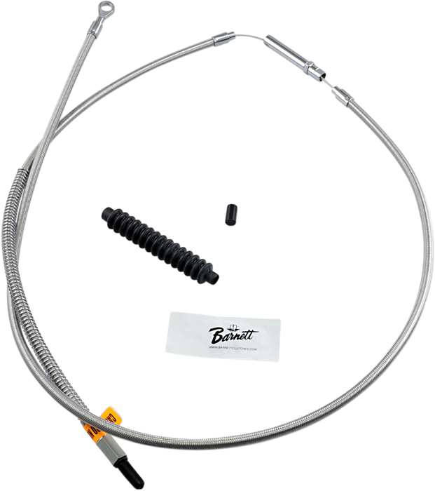 High-Efficiency Stainless Steel Clutch Cable for Harley-Davidson - +10" - '89-'06 Touring