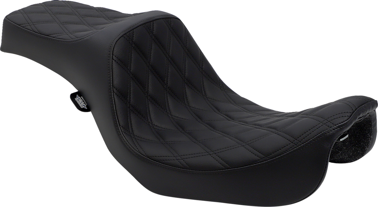 Predator III Seat - Double Diamond - Black Stitching - FXD/FLD '06-'17