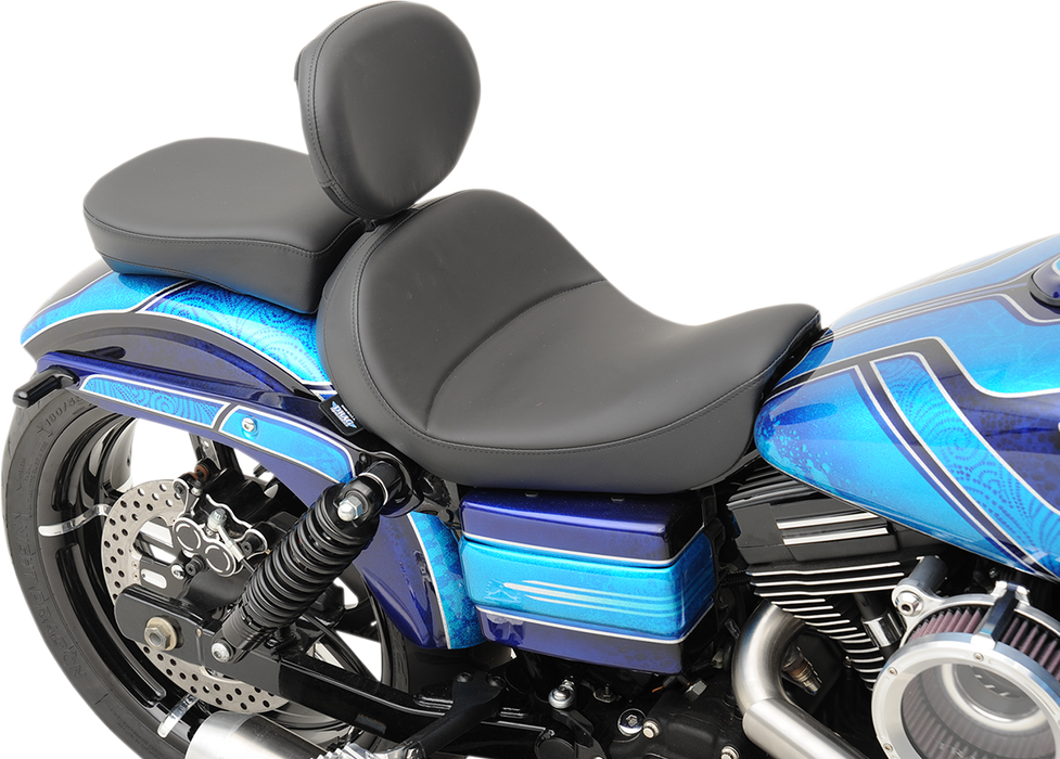 Solo Seat - Mild Stitched - Driver's Backrest - FXD/FLD '06-'17