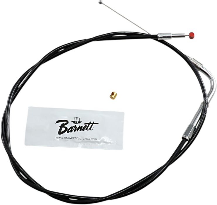 Black Vinyl Throttle Cable - +3" Size - 42" Length