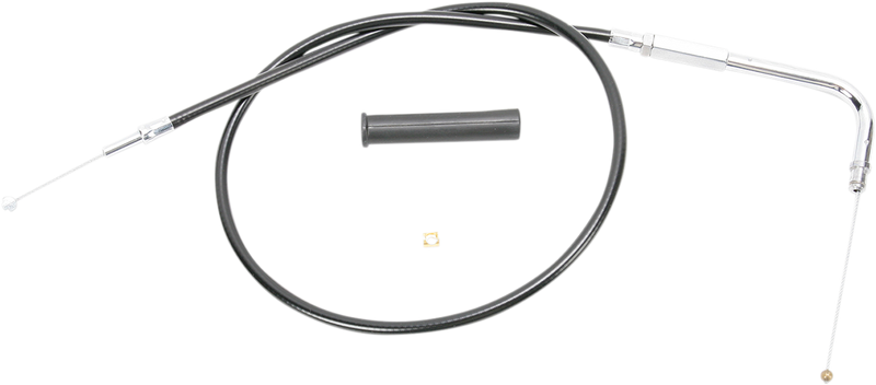 Black Vinyl Throttle Cable - 28-1/2"
