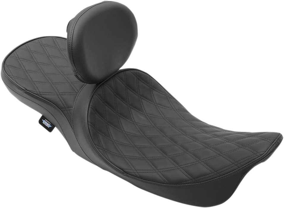 Low Touring Seat - Diamond - Driver's Backrest - FL '99-'07